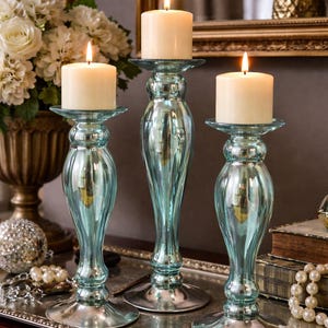 Steuben Glass Candlestick - Etsy