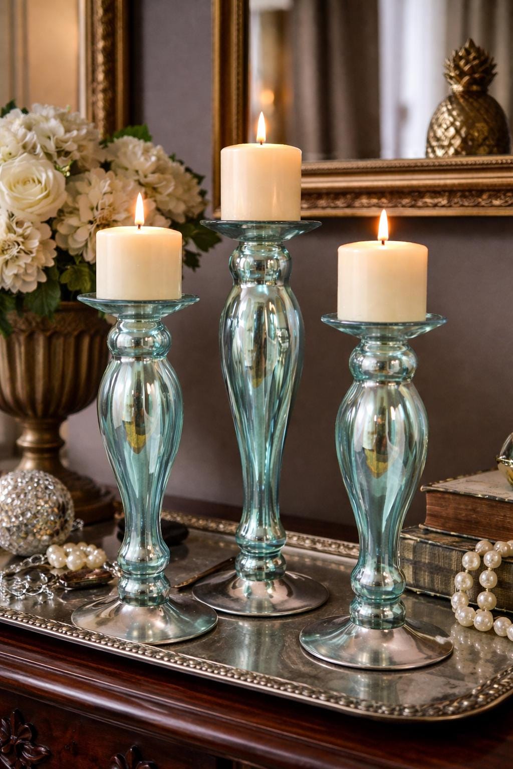 Steuben Glass Candlestick - Etsy