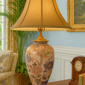 Vintage Antique Oriental Porcelain Lamps - Etsy