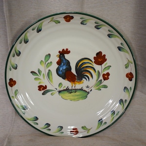 Vintage Rooster Chop Plate/Platter/Low Bowl by International Tableworks 12”