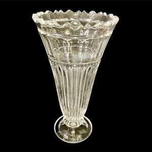 Vintage Godinger Shannon 24% Lead Crystal Designs Of Ireland Vase Tall 11”