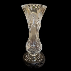 Vintage Vase Heavy Cut Crystal Cartier Nachtmann Bleikristall 24Pbo Bavaria