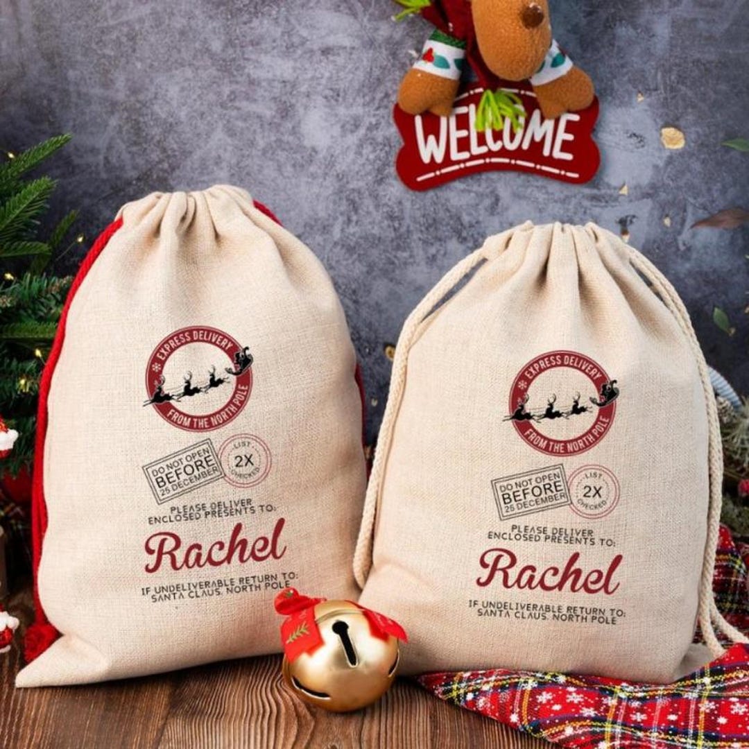 Do Not Open Until 25th December SVG, Christmas Gift, Customized Santa ...