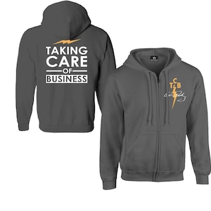Imperfect- TCB Taking Care of Business Zip Hoodie Elvis Presley