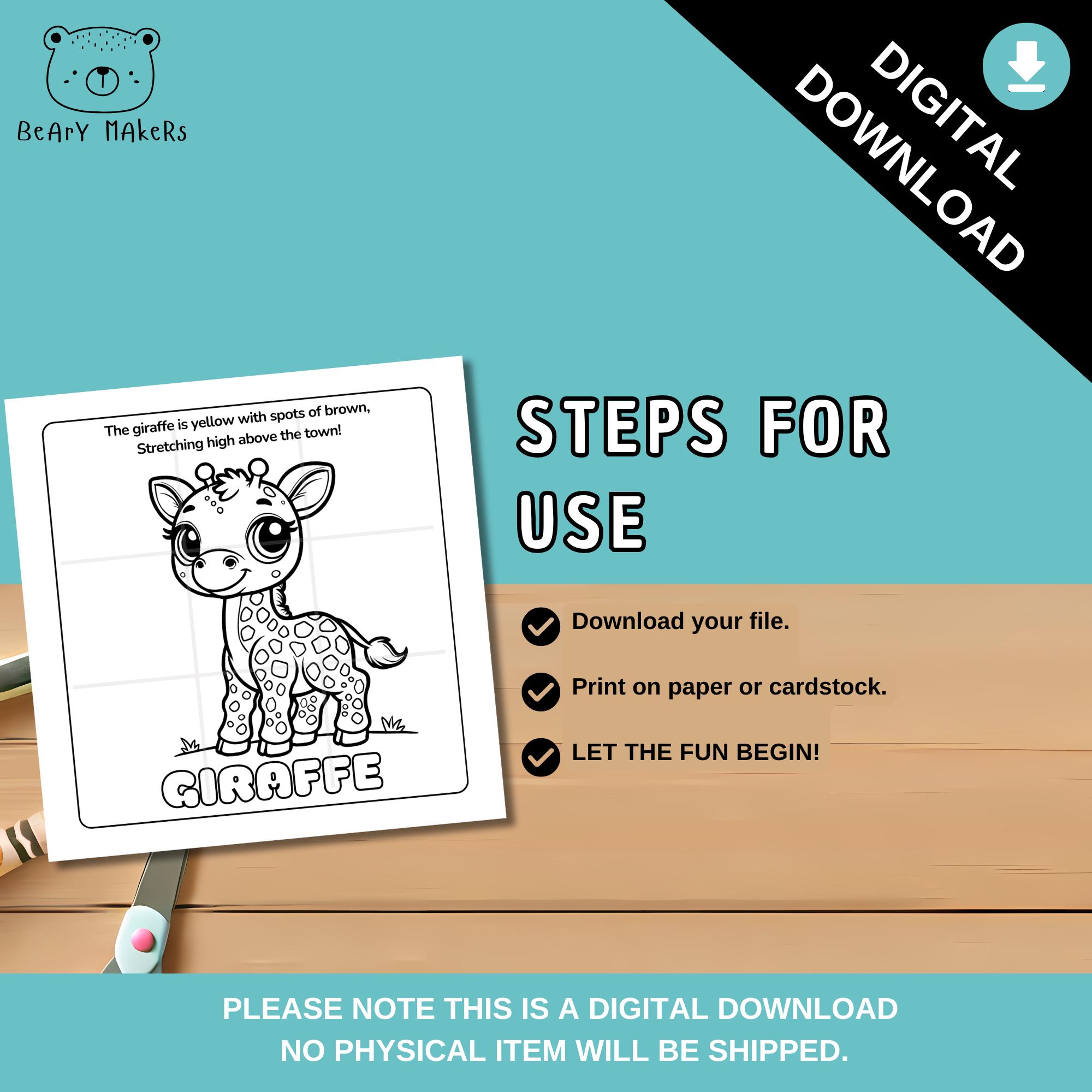 Farm Animals Coloring Pages Printable Kids Coloring Book Toddlers