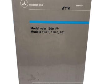 1990 Mercedes-Benz Service Manual Models 124.0 126.0 201 USA Technical Reference