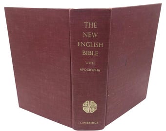 New English Bible With Apocrypha Hardcover 1970 Cambridge Edition Vintage