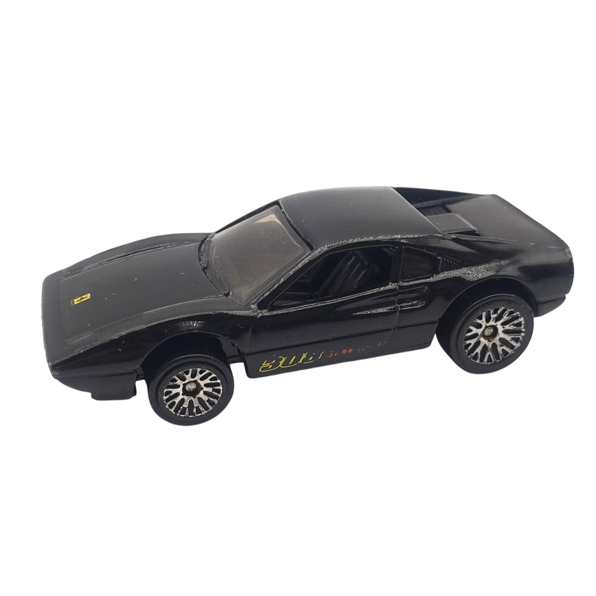 Hot Wheels 1977 Ferrari Flying Colors Race Bait 308 Turbo Black