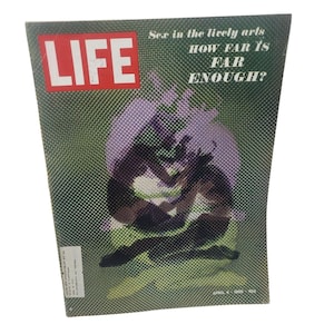 Life Magazine April 4 1969 How Far is Far Enough Sex in the Lively Arts Vintage