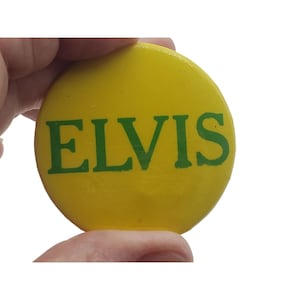 Elvis Presley 1970 Concert Tour Souvenir 2&quot; Pin Back Button Vintage Music