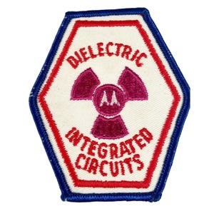 Dielectric Integrated Circuits Uniform Patch Vintage NOS