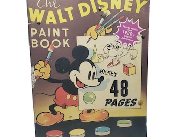 Vintage Mickey Mouse Paint Box 1928–1978 – Disney 50th Anniversary