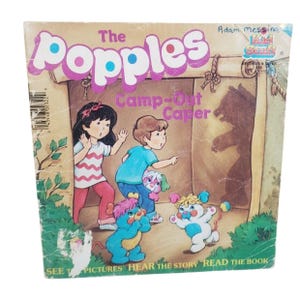 The Popples Camp Out Caper Book 1986 NO RECORD