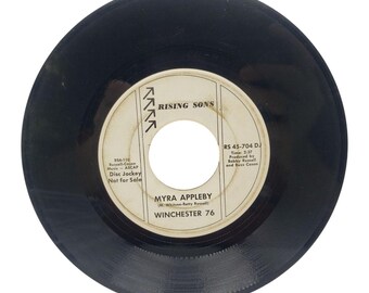 Winchester 76 45 RPM Vinyl Record Buffalo/   Myra Appleby Vintage Promo