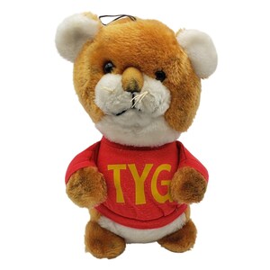 Hasbro Shirt Tales Plush Bear TYG Toy Preschool 1982 Vintage