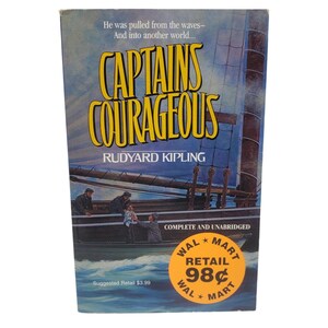 Captains Courageous By Rudyard Kipling Paperback Unabridged Walmart Edition