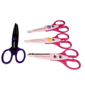 Decorative Craft Scissors EK Success Singer Crafter Lot of 5