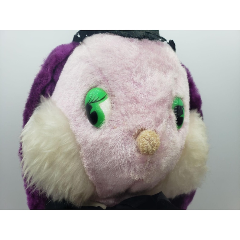 Rushton Company Pink Purple Plush Rabbit Top Hat Bow Tie 17