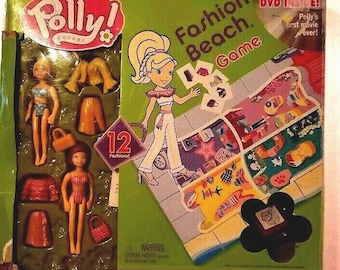 Polly Pocket Fashion Beach Game No Bonus DVD Included Vintage