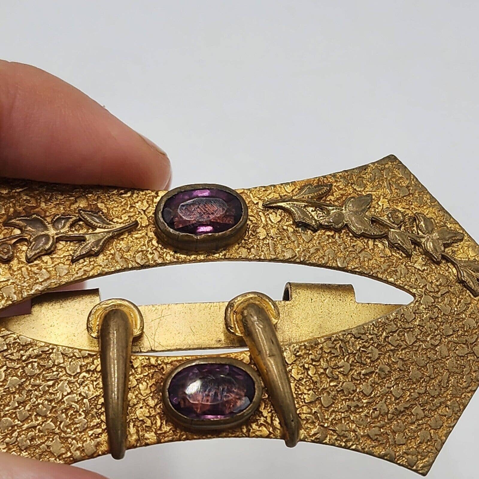 Antique Victorian Sash Buckle Round 3\