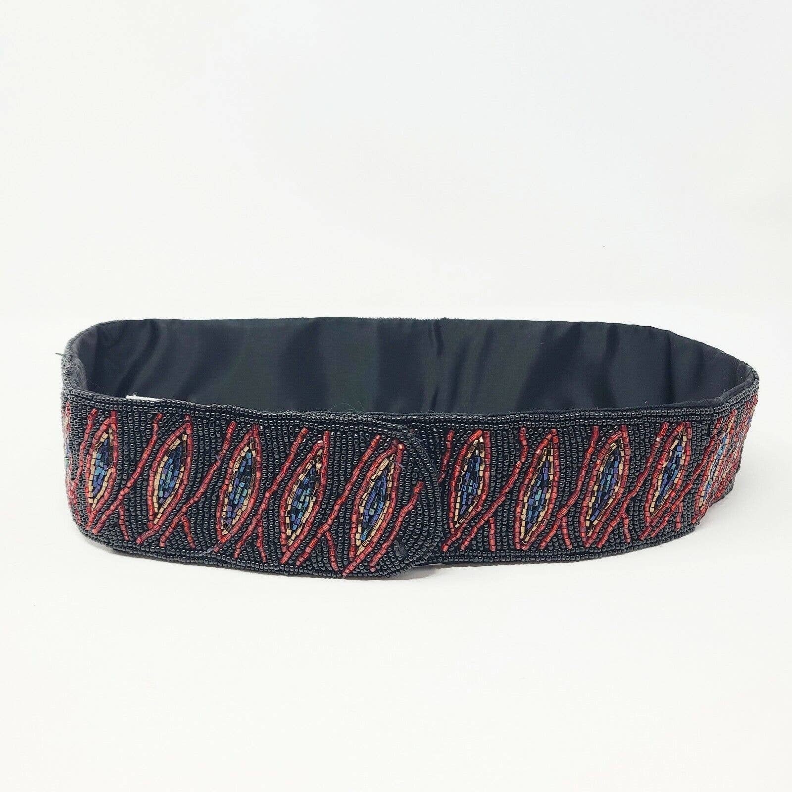 Vintage Christian Dior Ceinture Sash Belt Hand Beaded Grey Satin Last night, I spent hours digging through museum archives  main image 2