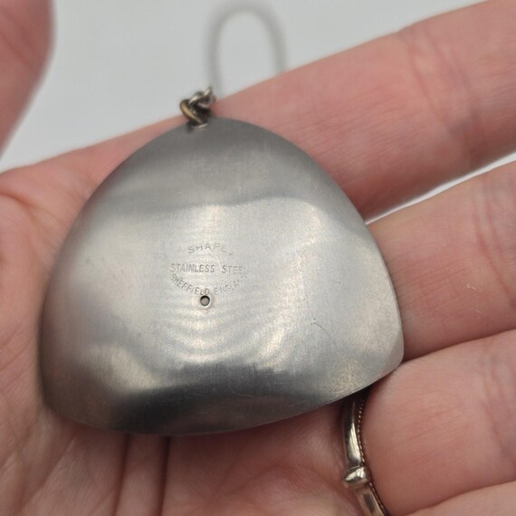 Vintage Lord Python Abalone Shell Pendant Necklac… - image 4