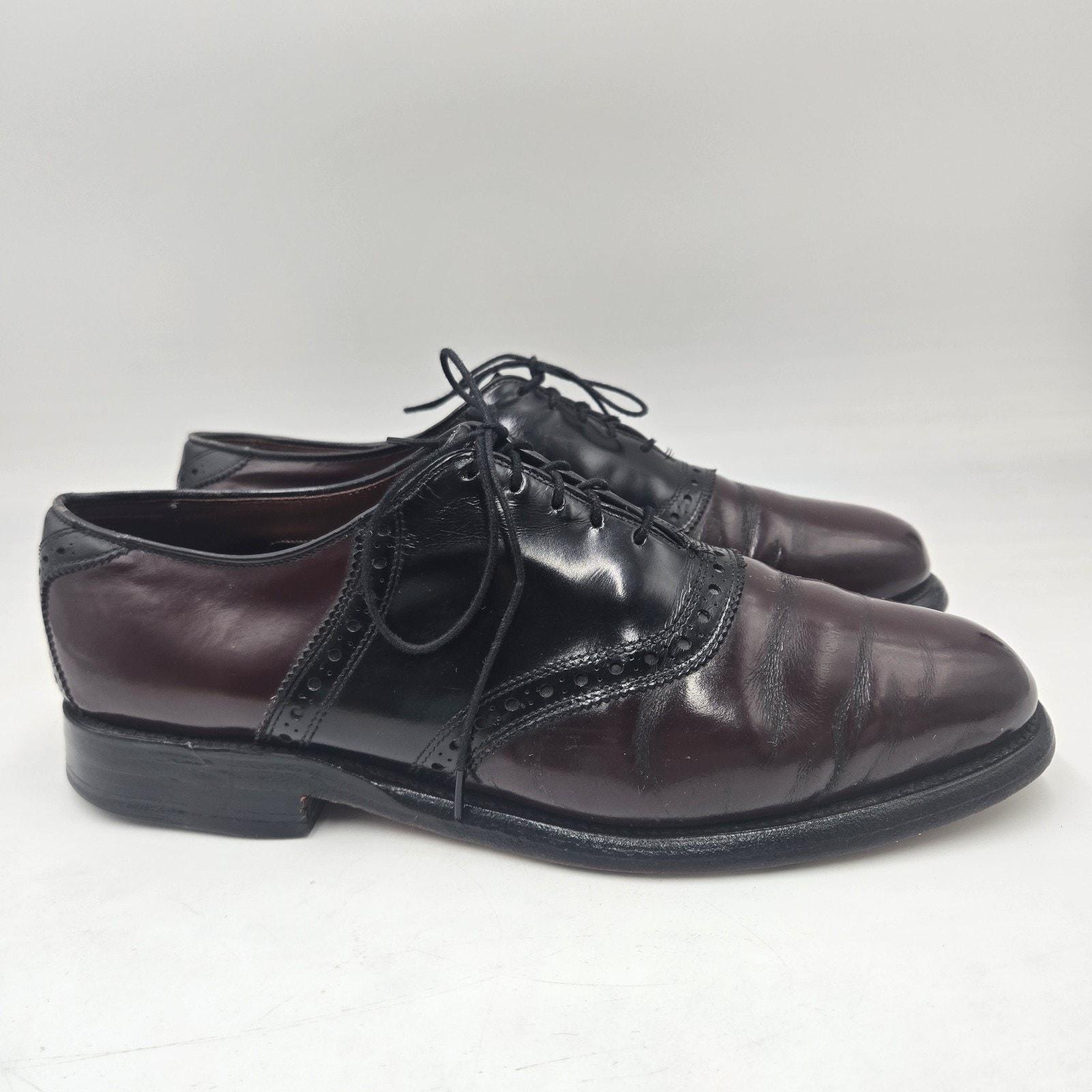Vintage Allen Edmonds Polo Saddle Oxfords Men