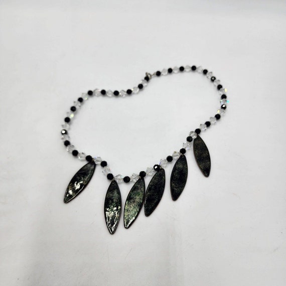 Vintage Mid-Century Modern Copper Blue Enamel Rev… - image 6