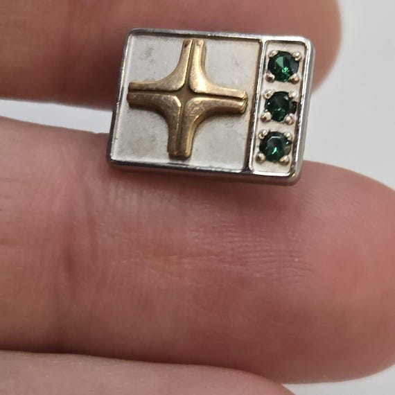 ラペルピン ヴィンテージ タイタック 1/10 10Kt ゴールドフィルド