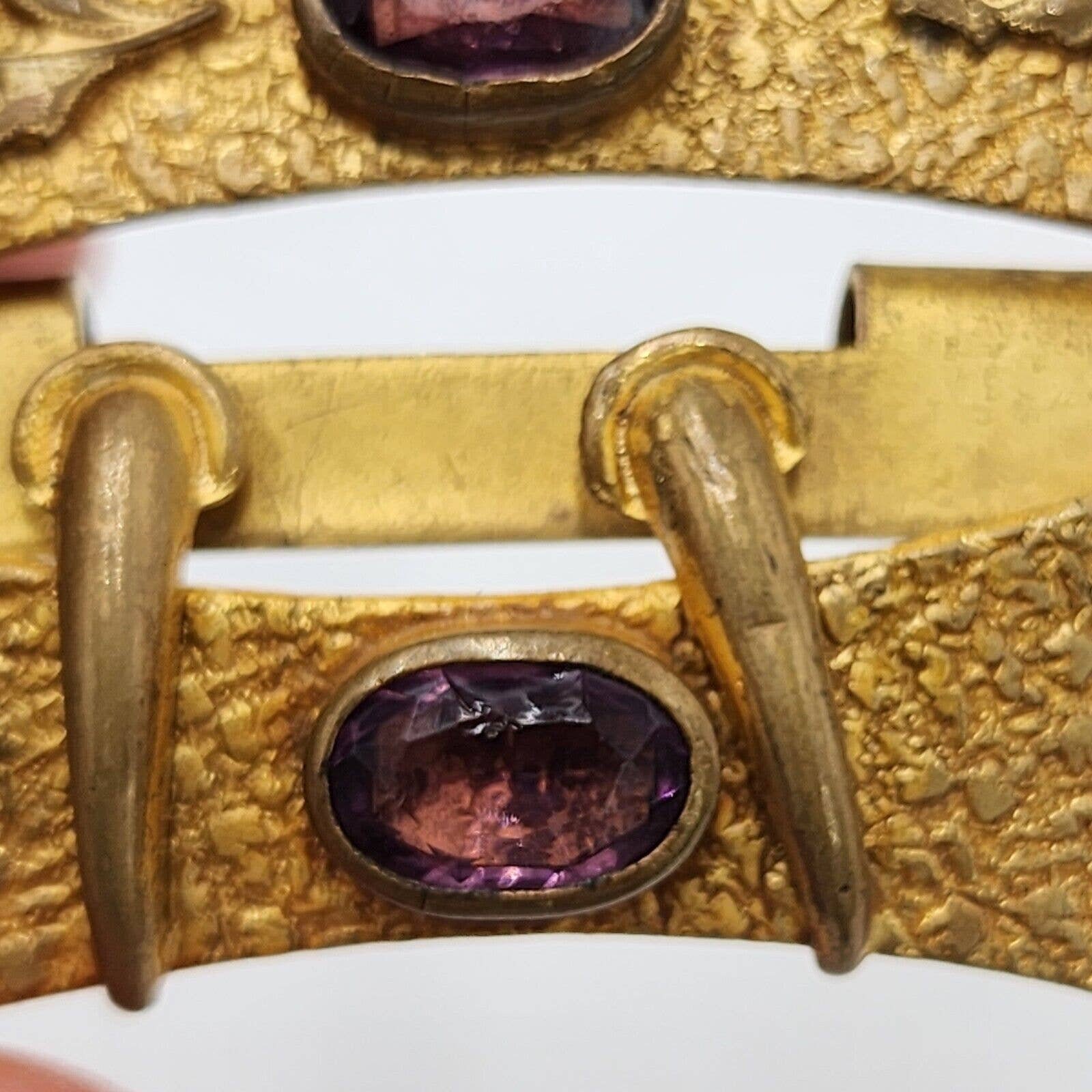 Antique Victorian Sash Buckle Round 3\