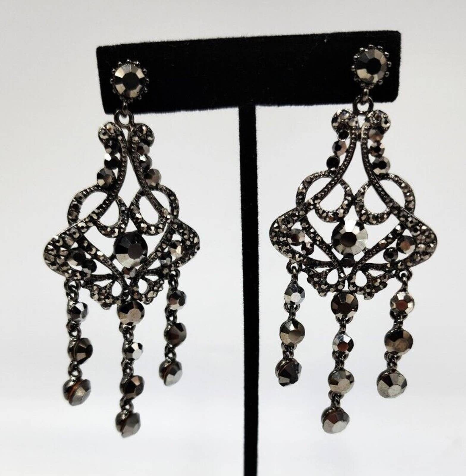 Orecchini Pendenti Vintage A Goccia Cristallo Strass – Stile Bohémien E Tribale, Gioielli Fashion Per Donne E Ragazze