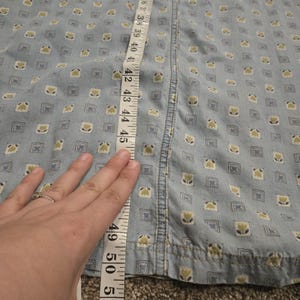 VTG Pulp Overall Dress Floral Sz S Earthy Tencel Lyocell Pockets USA Cottage image 8