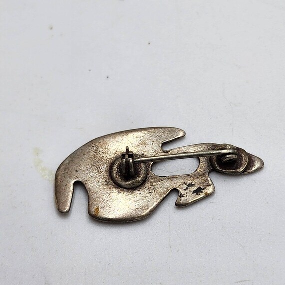 VIntage Danish Abstract Fire Sterling Silver Denm… - image 3