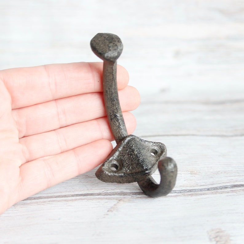 Cast Iron Wall Hook Small Hook for Wall Rustic Home Decor Clearance Sale image 3