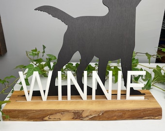 Personalized Labrador Retriever Name Sign - Custom Labrador Sign - Pet Memorial