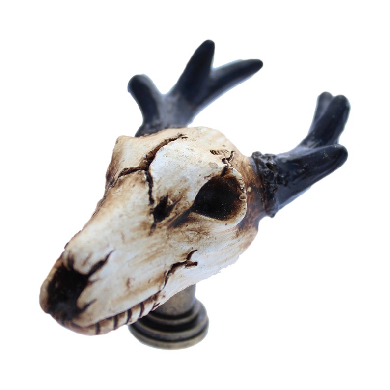 Deer Skull Drawer Knob Skull Cabinet Knobs Western Drawer Etsy