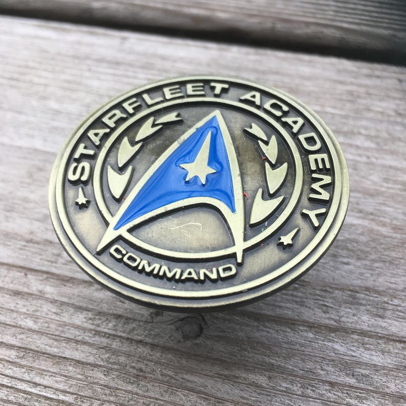 Star Trek Drawer Knobs Starfleet Knobs in Brass Etsy