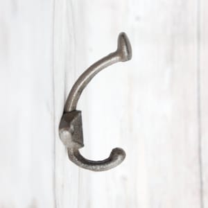 Cast Iron Wall Hook Small Hook for Wall Rustic Home Decor Clearance Sale image 1