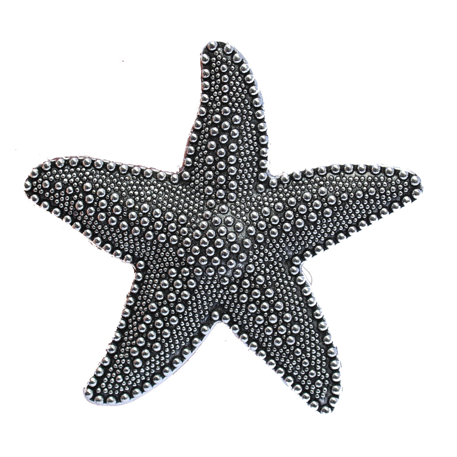 Starfish Drawer Knobs in Silver Starfish Knobs Beach Etsy