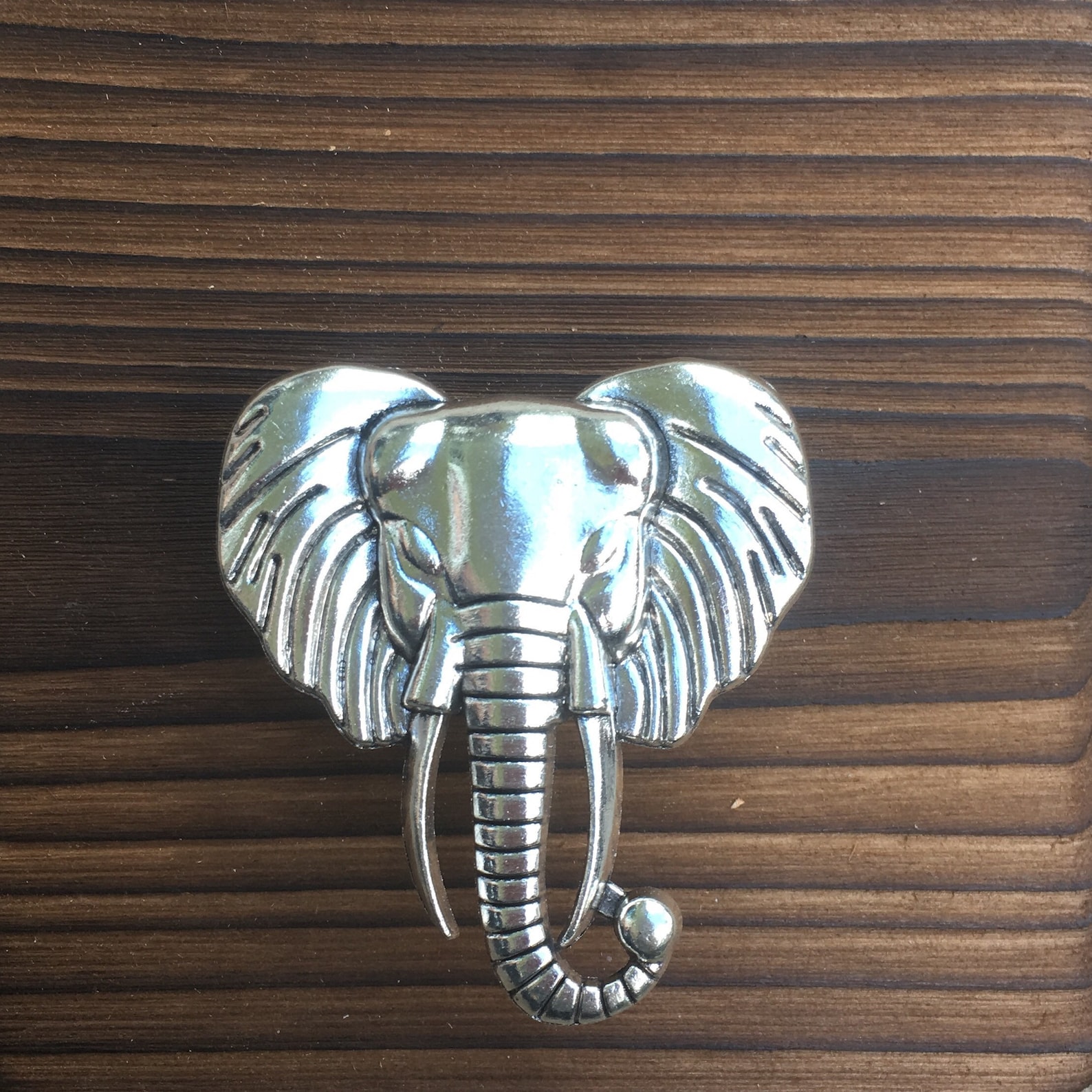 Elephant Drawer Knobs in Silver for Nursery Decor Silver Etsy
