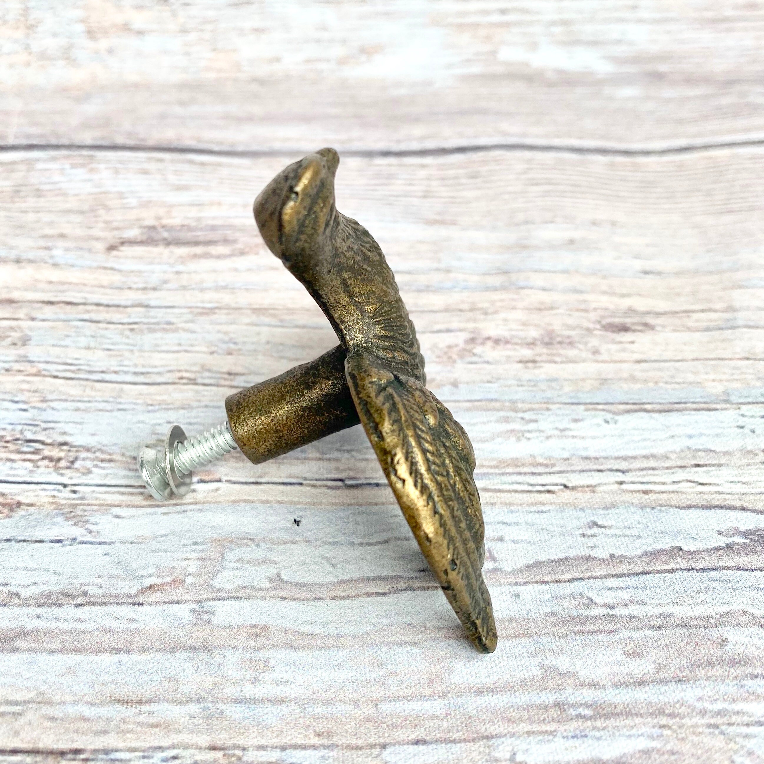Rooster Drawer Knobs in Antique Brass for Farmhouse Decor Etsy Canada