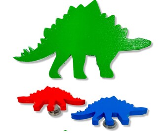 Stegosaurus Drawer Knobs Dinosaur Cabinet Knobs made of Wood