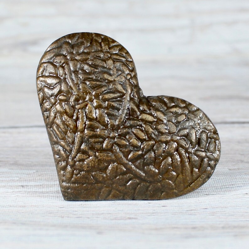 Heart Drawer Knobs in Antique Brass Heartshaped Knob Etsy