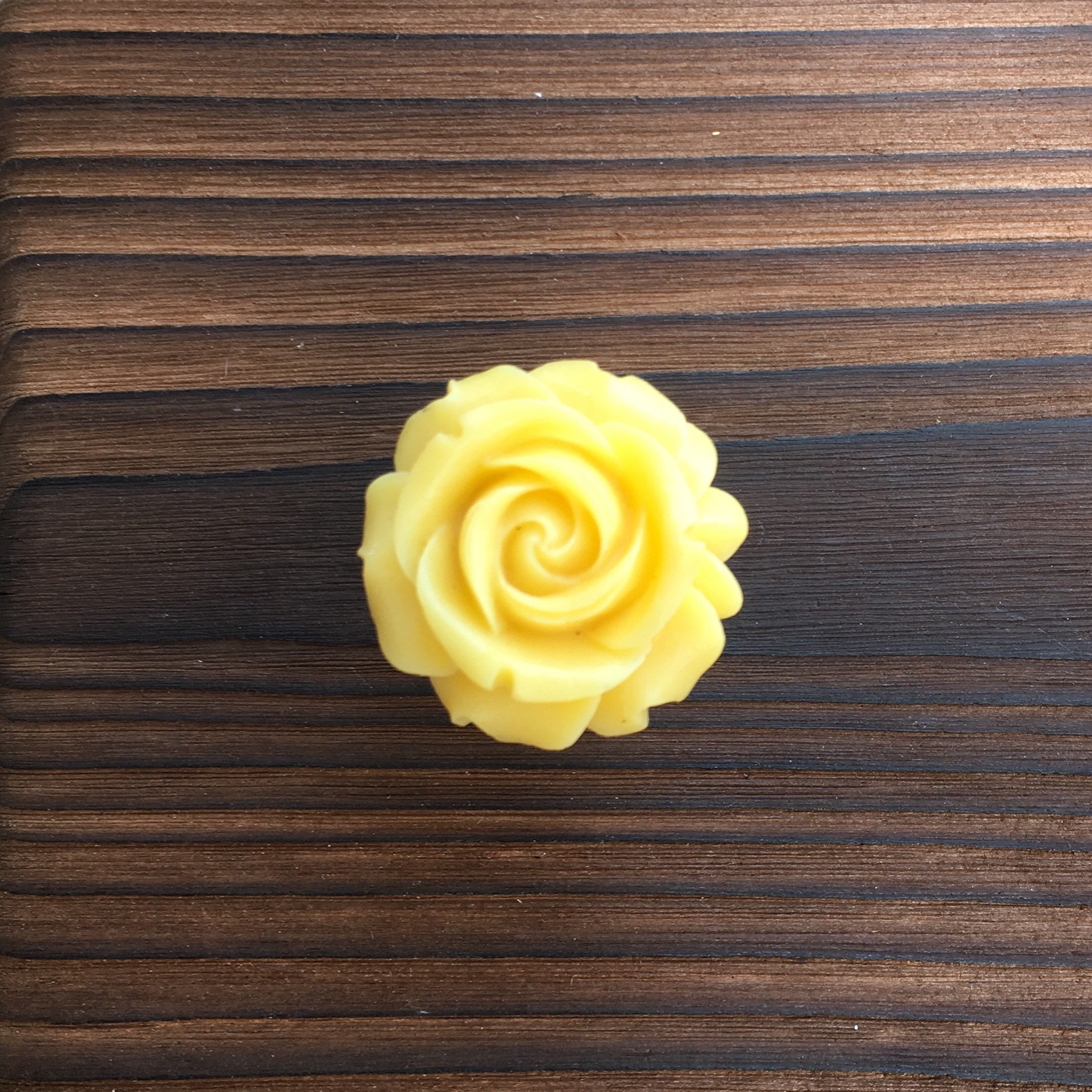 Petite Drawer knobs in Yellow with Rose MORE COLORS Available Etsy