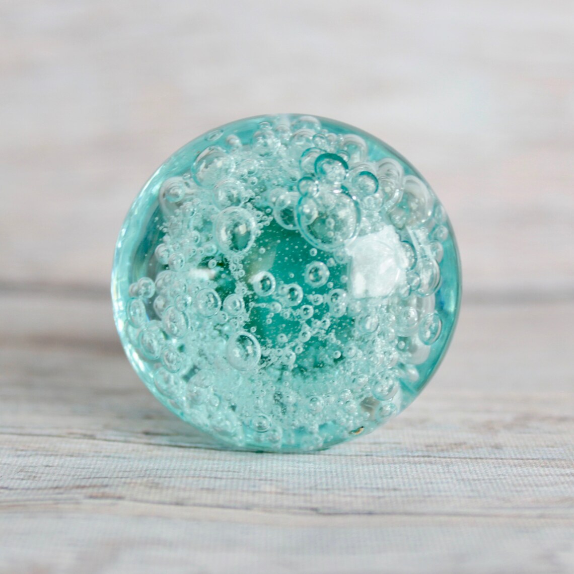 Glass Drawer Knobs With Bubbles in Light Blue Glass Knobs Etsy Canada