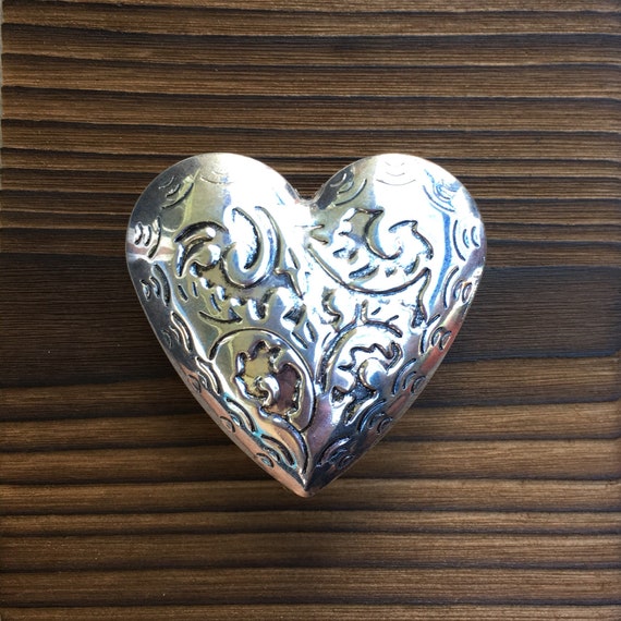 Heart Cabinet Drawer Knobs In Silver Heart Shaped Drawer Etsy
