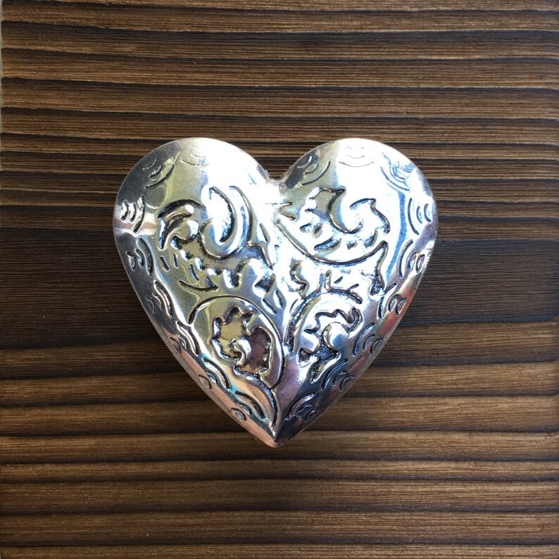 Heart Drawer Knobs Decorative Knobs In A Heart Shape Heart Etsy