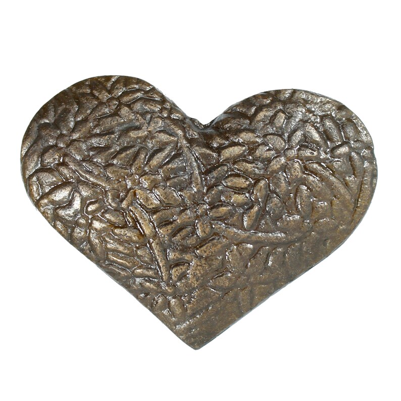 Heart Drawer Knobs in Antique Brass Heartshaped Knob Etsy