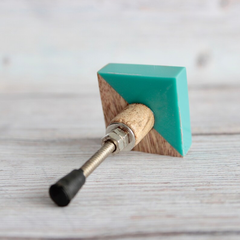 Square Drawer Knob for Modern Decor Geometric Knobs Etsy
