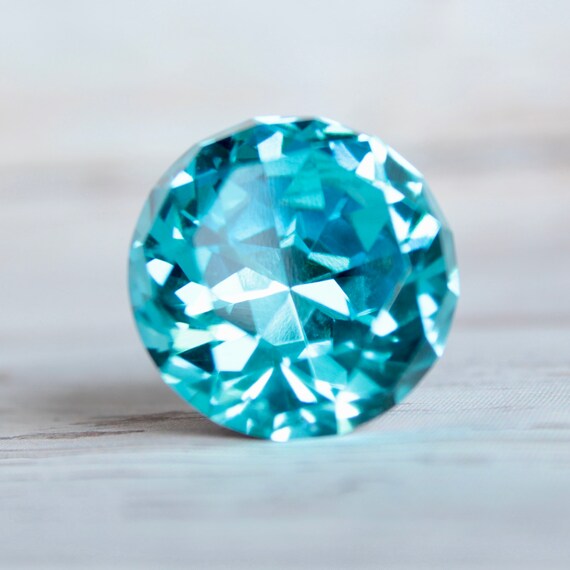 Turquoise Glass Drawer Knobs Diamond Shaped Glass Cabinet Etsy